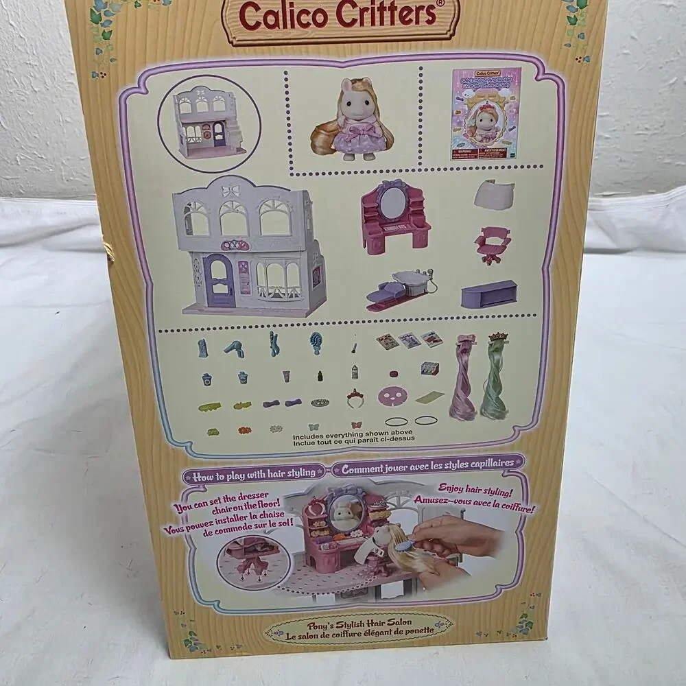 NEW Calico Critters Pony's Stylish Salon Sally Pony - Picture 5 of 10